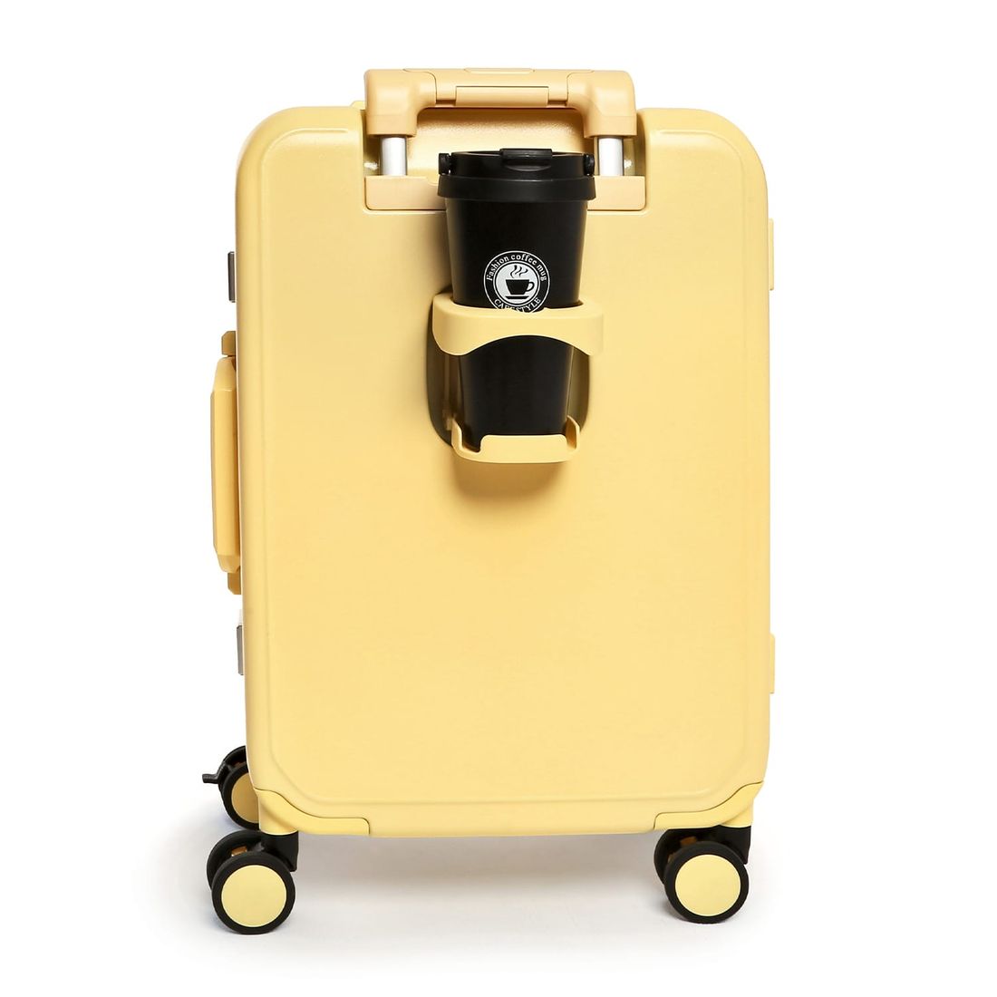 Mala de Viagem Pequena de Bordo 10 kg em Policarbonato Lisboa Maloa Amarelo