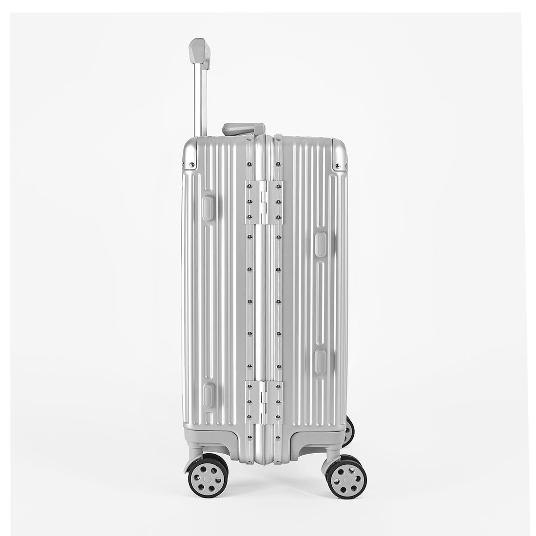 Kit de Viagem com 3 Peças Policarbonato ABS Noruega Maloa Prata