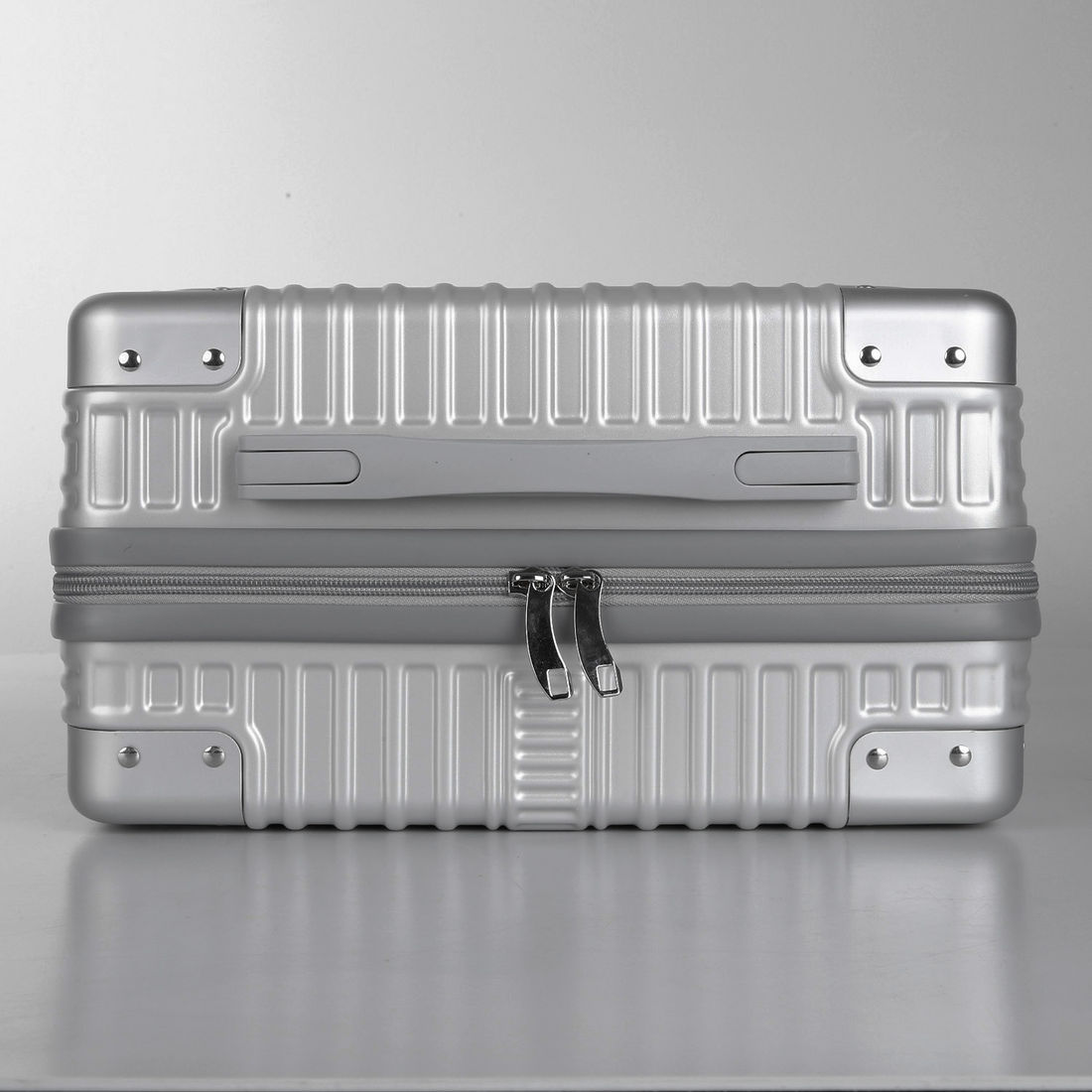 Kit de Viagem com 3 Peças Policarbonato ABS Noruega Maloa Prata