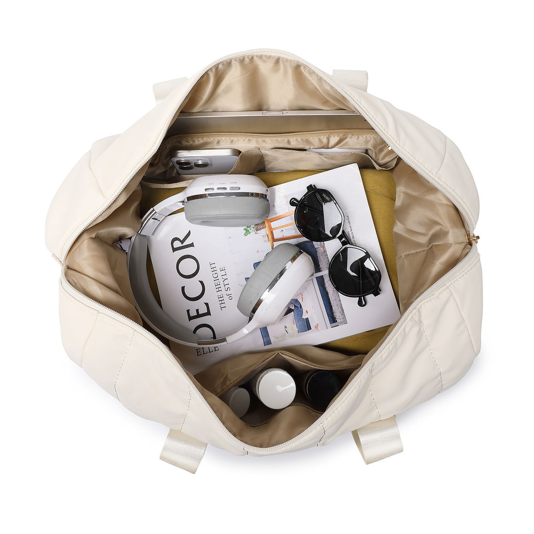 Bolsa de Viagem em Poliéster Multifuncional Nomad Maloa Bege Bolsa de Viagem em Poliéster Multifuncional Nomad Maloa Bege