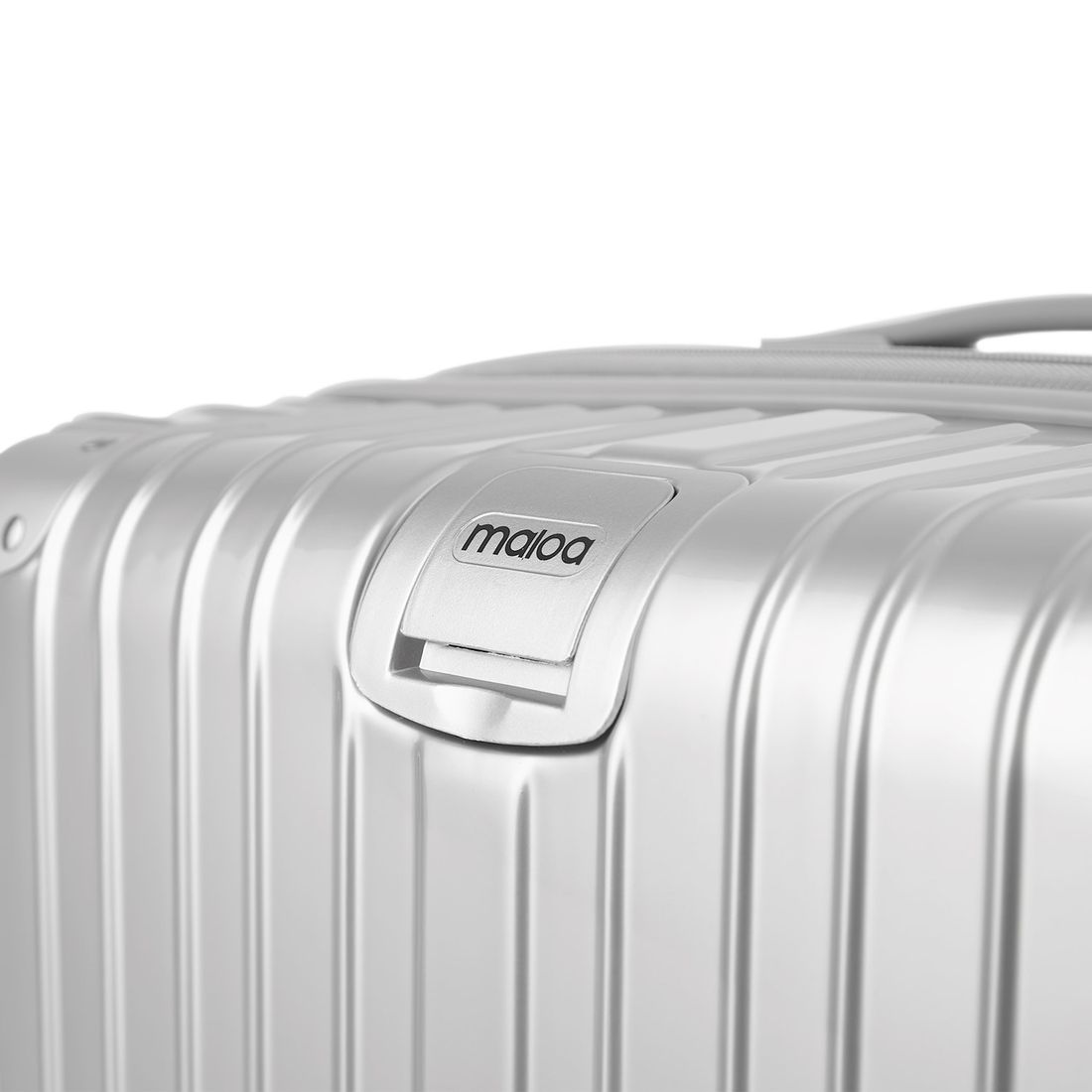 Conjunto Mala de Viagem Pequena de Bordo 10kg ABS Policarbonato com Expansor e Frasqueira Brasil Maloa Prata Conjunto Mala de Viagem Pequena de Bordo 10kg ABS Policarbonato com Expansor e Frasqueira Brasil Maloa Prata