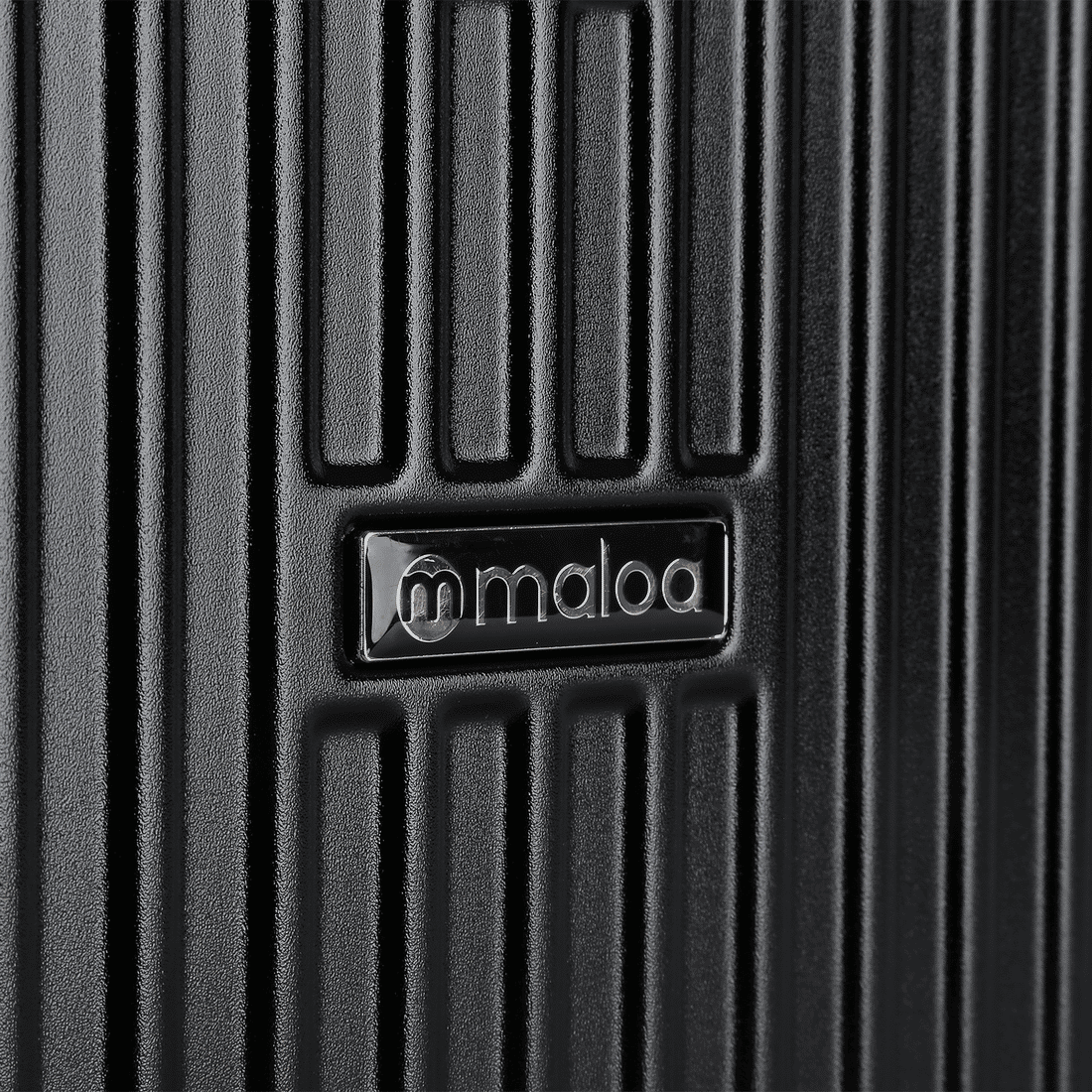 Kit de Viagem com 3 Peças Policarbonato ABS Noruega Maloa Preto Kit de Viagem com 3 Peças Policarbonato ABS Noruega Maloa Preto