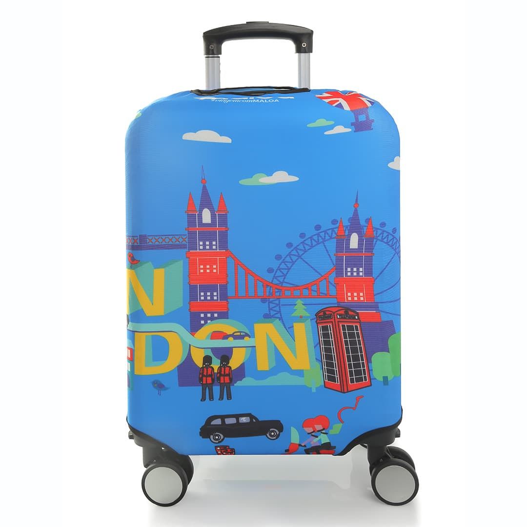 Capa de Mala Maloa Alça Tradicional Torre London Azul