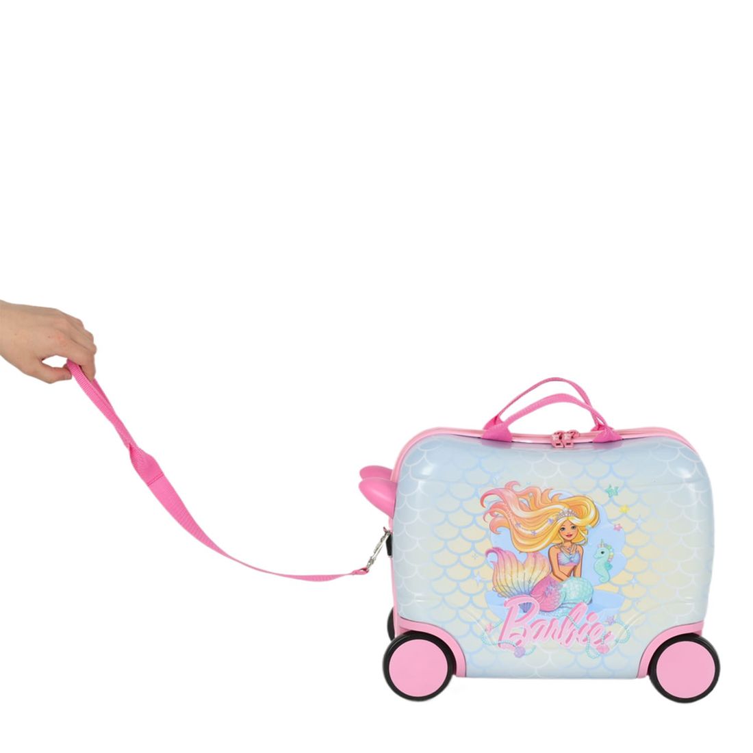 Mala de Viagem Infantil de Bordo em PC Barbie Sereia Verde Mala de Viagem Infantil de Bordo em PC Barbie Sereia Verde