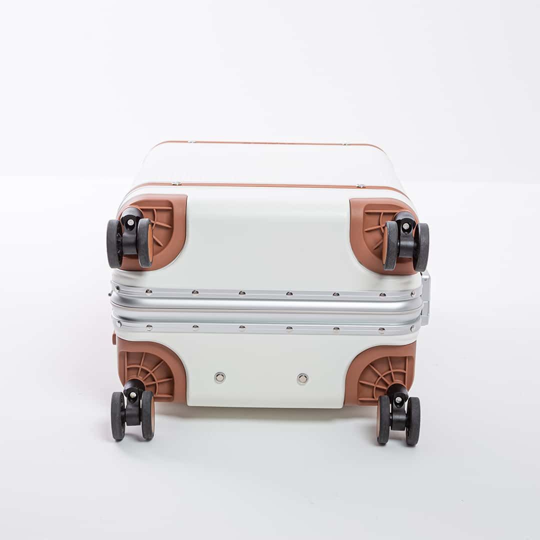 Mala de Viagem Pequena de Bordo 10kg Policarbonato Roma Maloa Branco