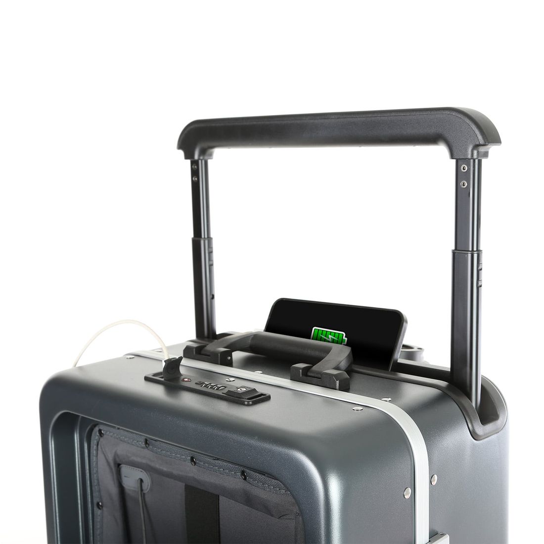 Mala de Viagem Pequena de Bordo 10 kg em Policarbonato Barcelona Maloa Chumbo Mala de Viagem Pequena de Bordo 10 kg em Policarbonato Barcelona Maloa Chumbo