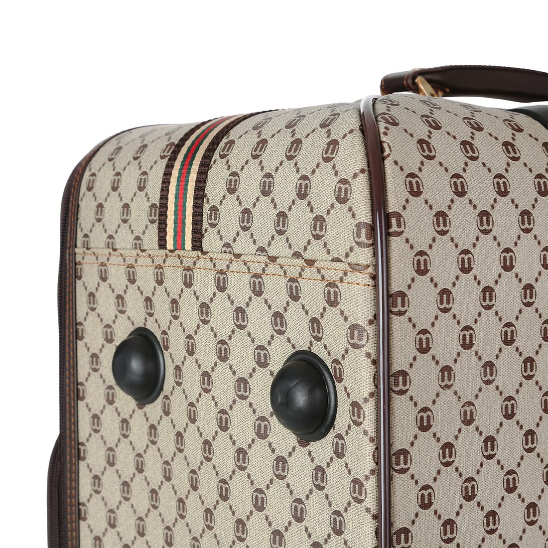 Kit de Malas de Viagem 10kg e 32 kg Amsterdam, Porta Sapato e Kit Organizador Bege