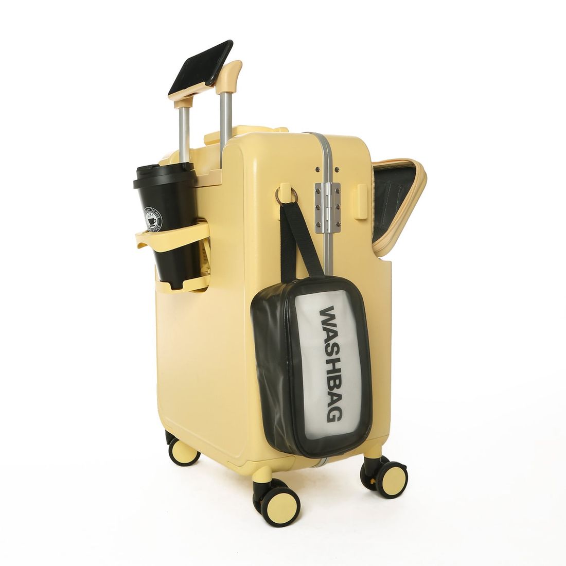 Mala de Viagem Pequena de Bordo 10 kg em Policarbonato Porto Maloa Amarelo Mala de Viagem Pequena de Bordo 10 kg em Policarbonato Porto Maloa Amarelo