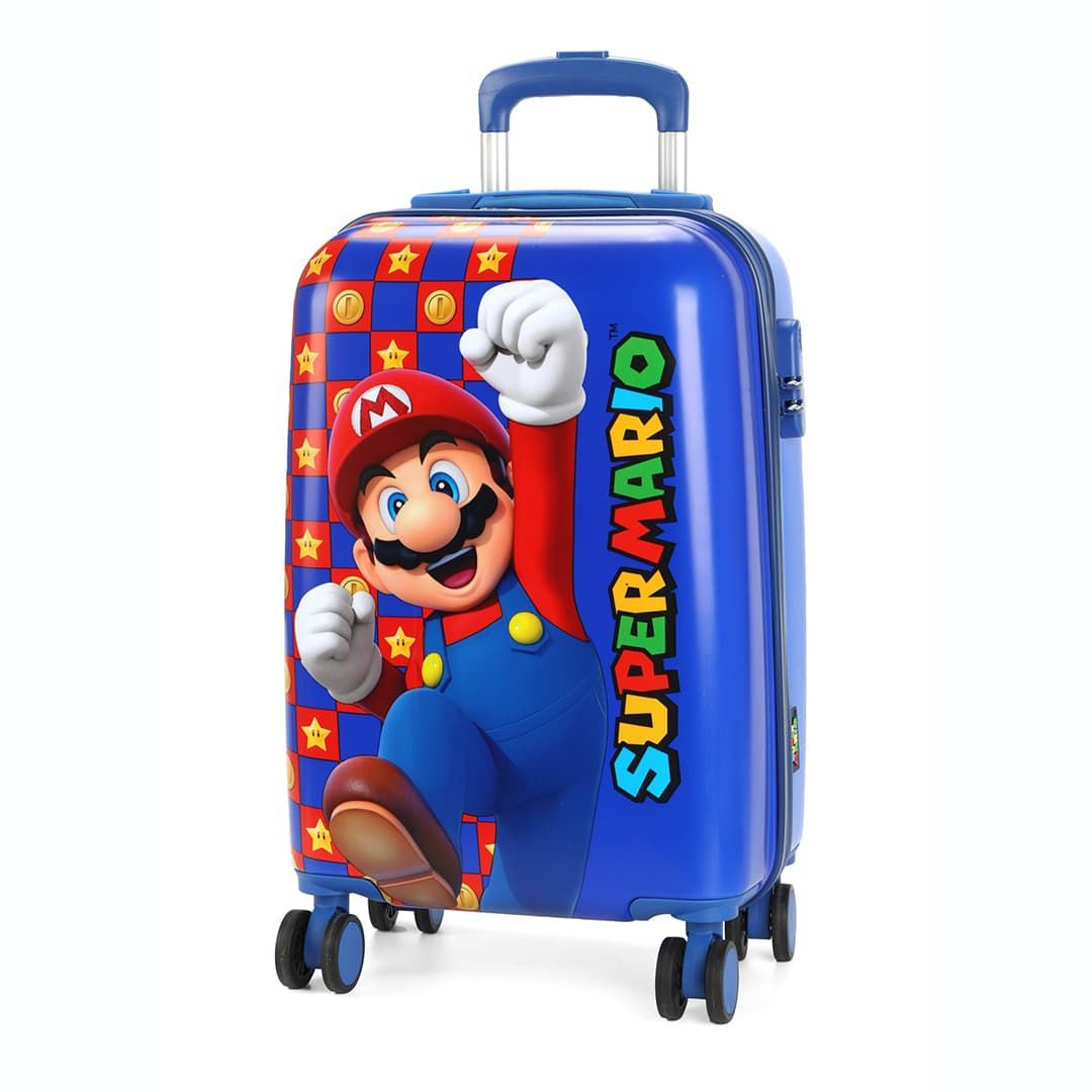 Mala de Viagem Pequena de Bordo 10kg Infantil Super Mario Mala de Viagem Pequena de Bordo 10kg Infantil Super Mario