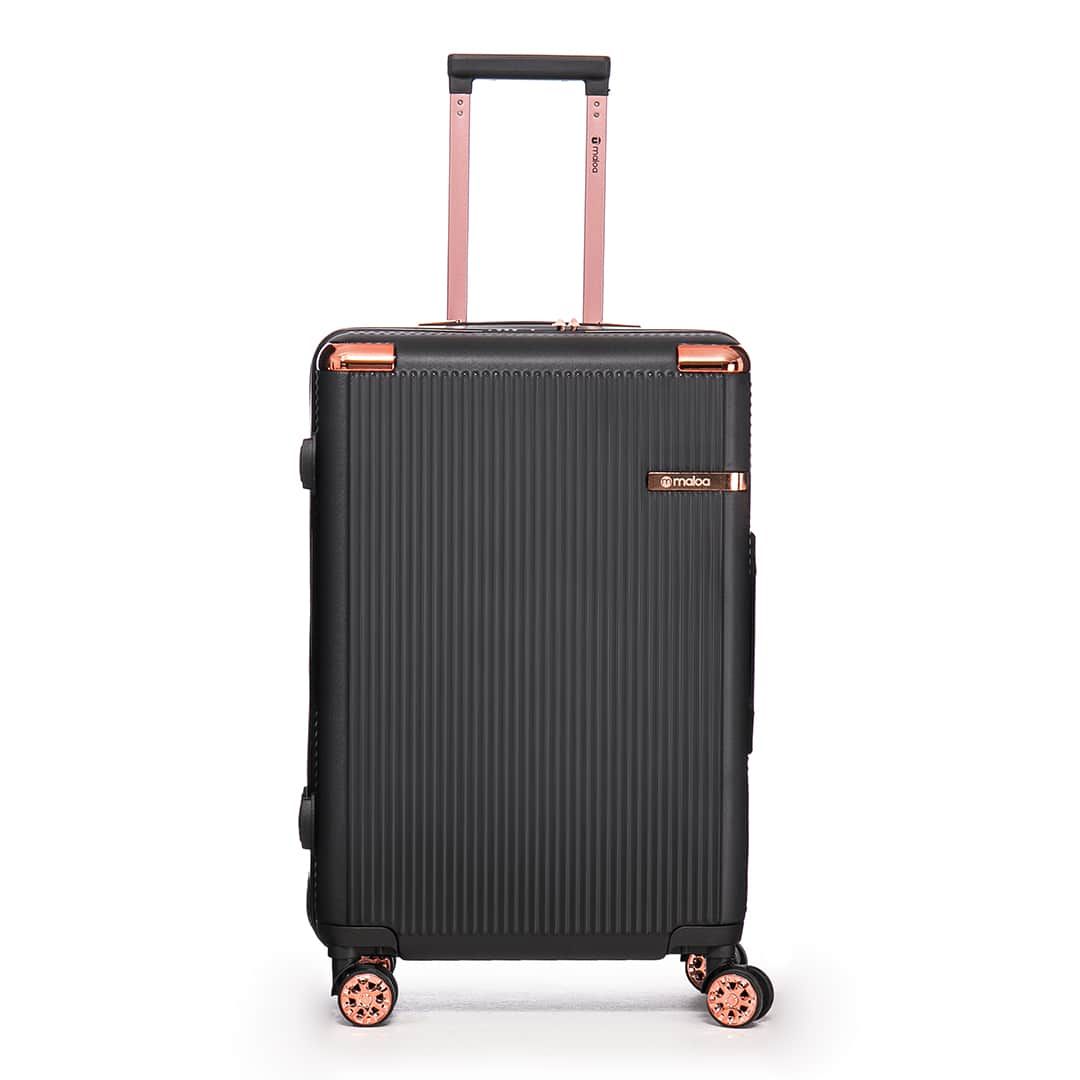 Kit Mala de Viagem Pequena de Bordo 10kg Croácia Preta e Mala Croácia Grande 32kg Preta Kit Mala de Viagem Pequena de Bordo 10kg Croácia Preta e Mala Croácia Grande 32kg Preta