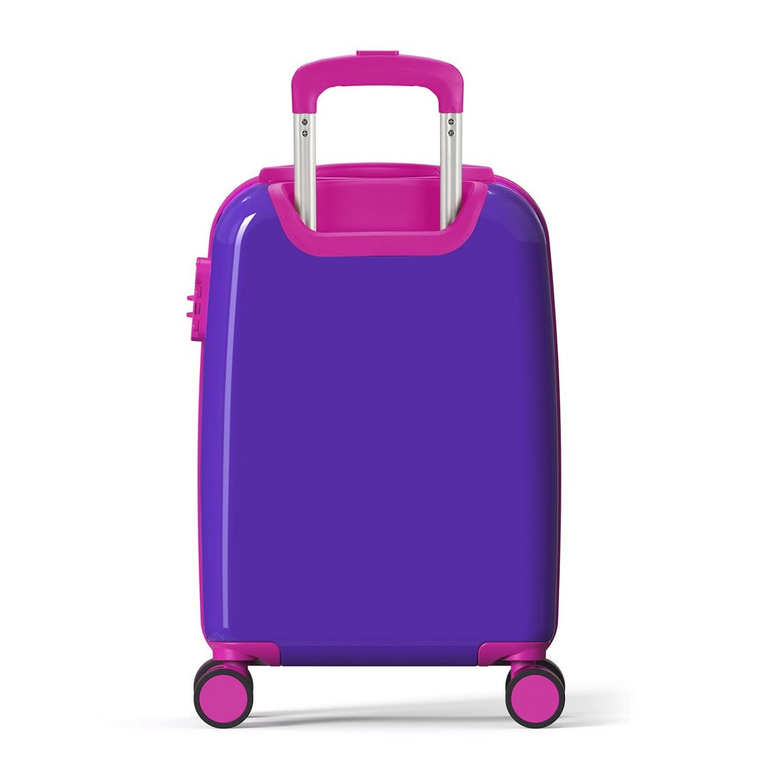 Mala de Viagem Pequena de Bordo Infantil em Policarbonato Barbie Violeta