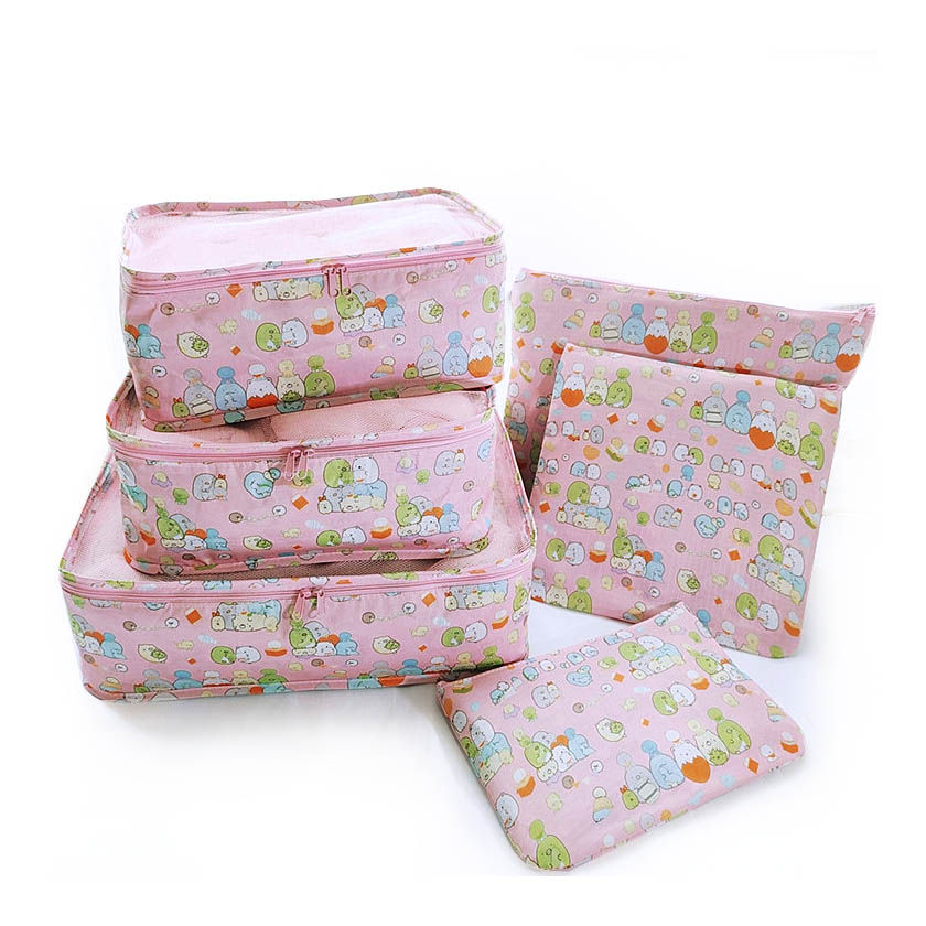 Kit Organizador De Mala 6 Peças Mini Toy Kit Organizador De Mala 6 Peças Mini Toy