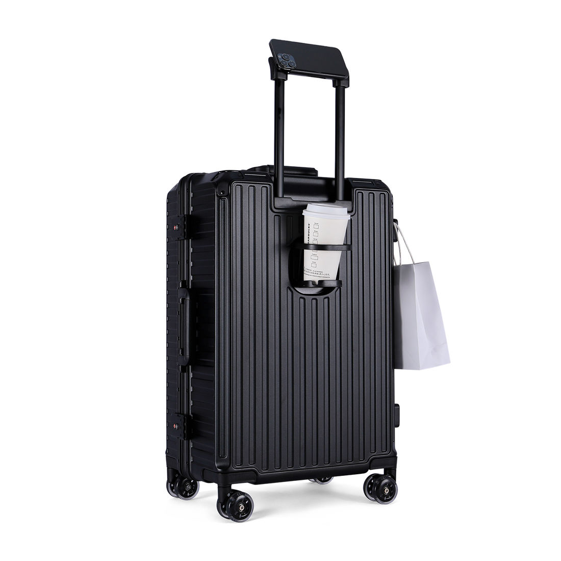 Mala de Viagem Pequena de Bordo 10kg em Policarbonato Brooklyn Maloa Preto