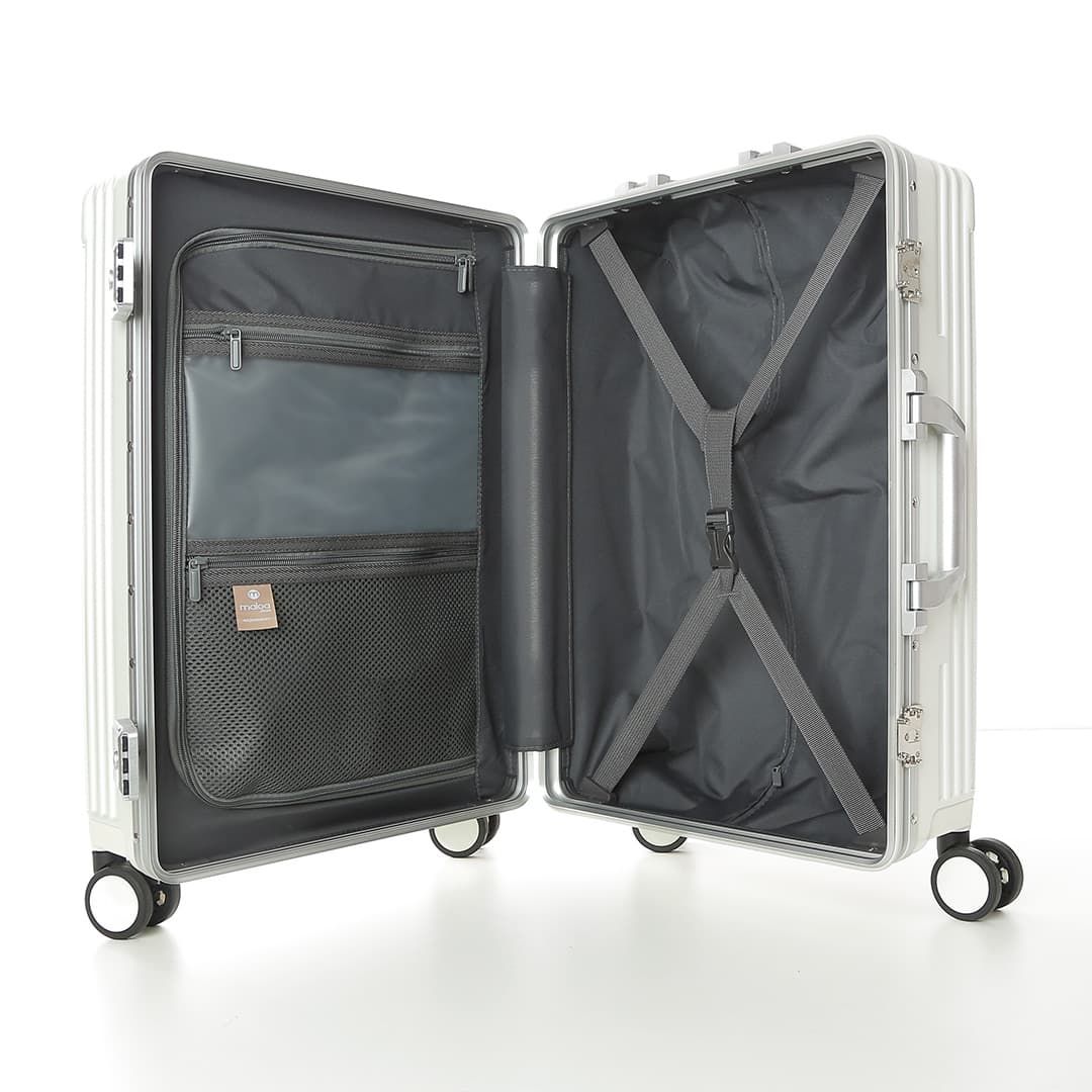 Mala de Viagem Pequena de Bordo 10 kg Policarbonato Suécia Branco Mala de Viagem Pequena de Bordo 10 kg Policarbonato Suécia Branco