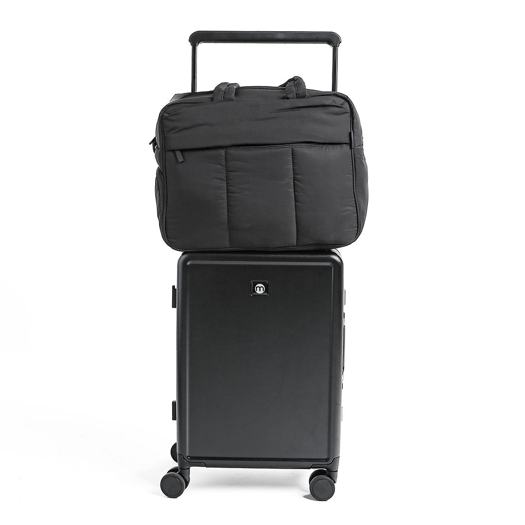 Mala de Viagem Pequena de Bordo 10 kg em Policarbonato Dinamarca Maloa e Bolsa Confort