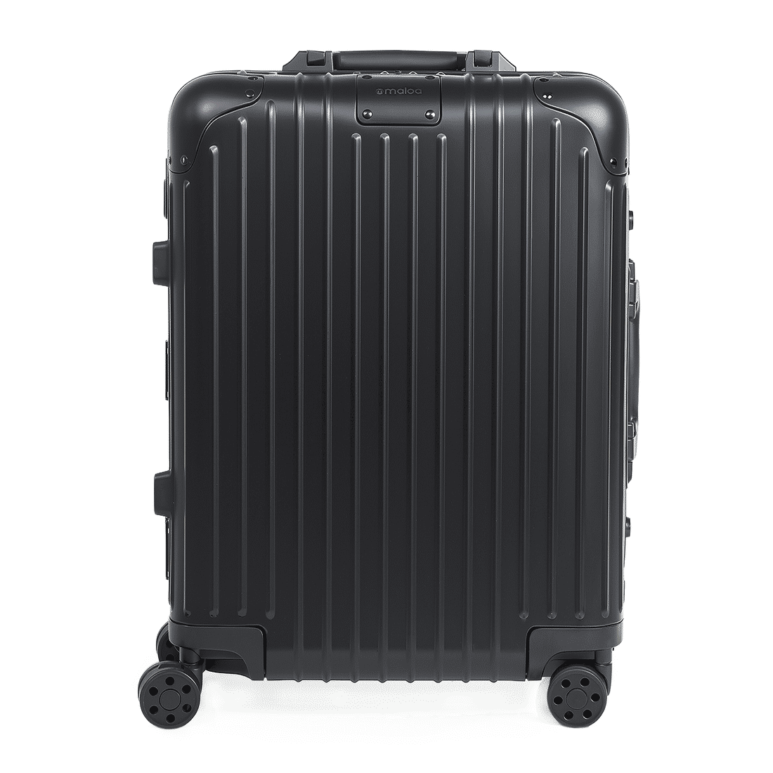 Mala de Viagem Pequena de Bordo 10 kg em Aluminio Dubai Maloa Preto