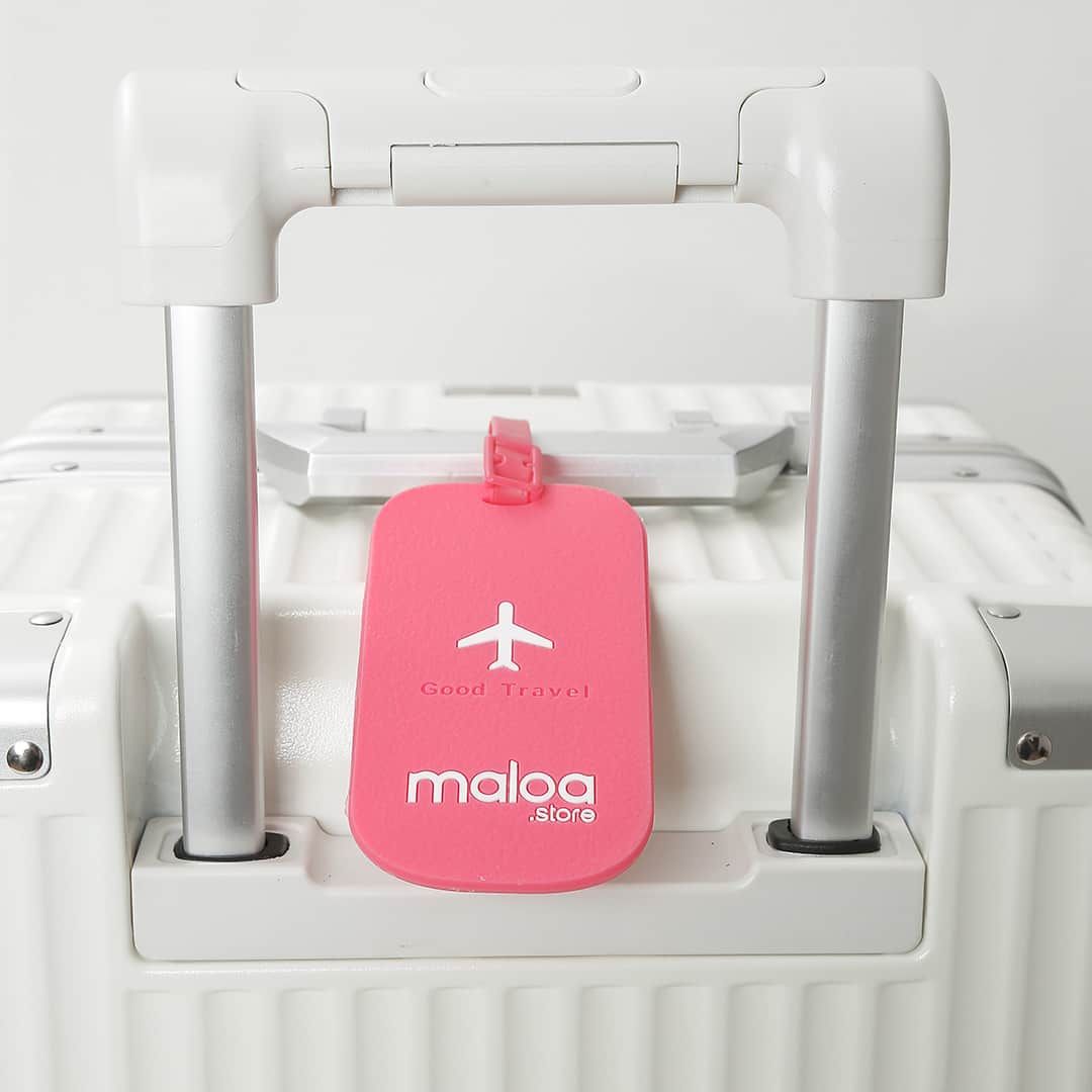 Kit de Mala Pequena de Bordo 10 kg Croácia  Bege, Porta Sapato Rosa, Kit Frasco 7 Peças Rosa e Tag Good Travel Rosa