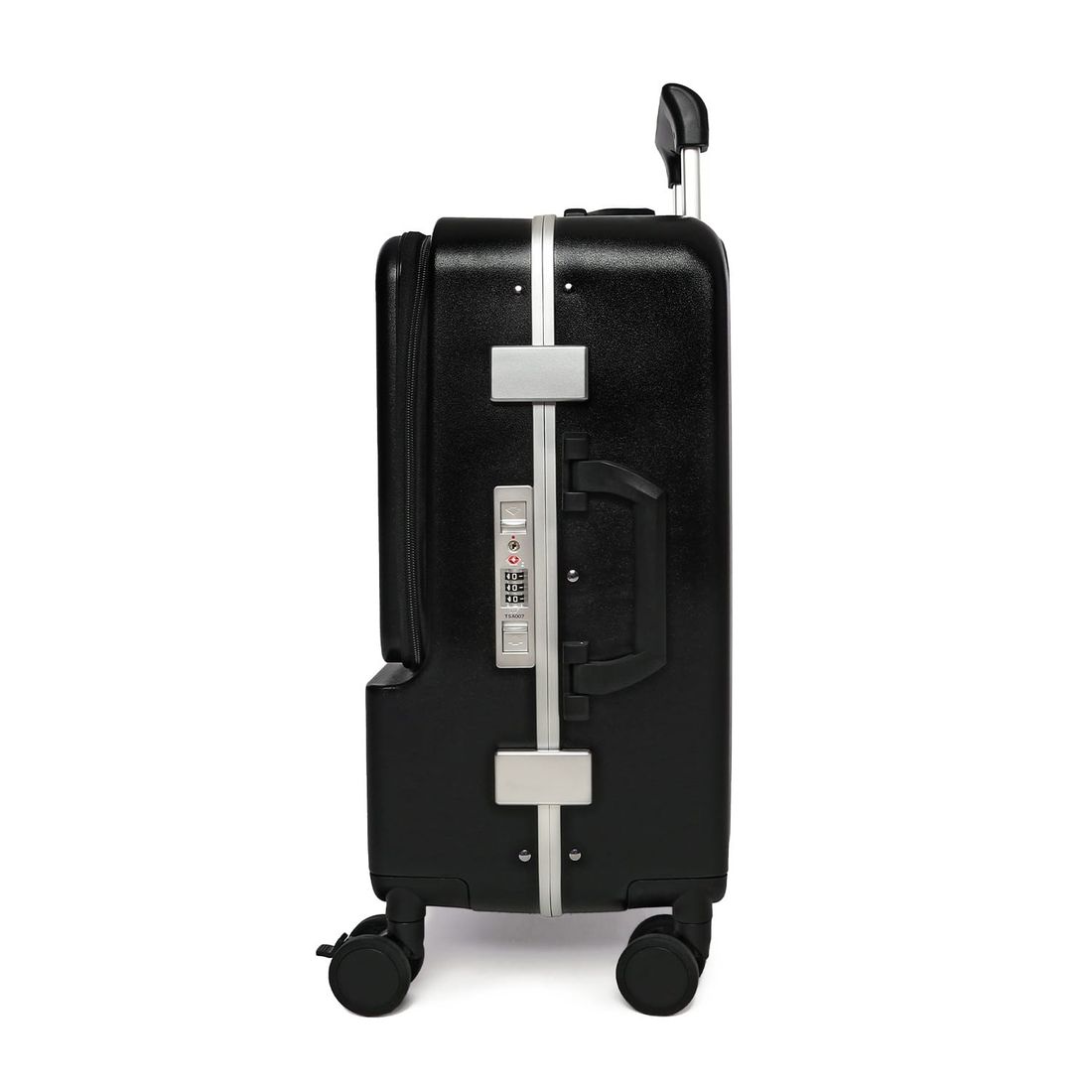 Mala de Viagem Pequena de Bordo 10 kg em Policarbonato Lisboa Maloa Preto