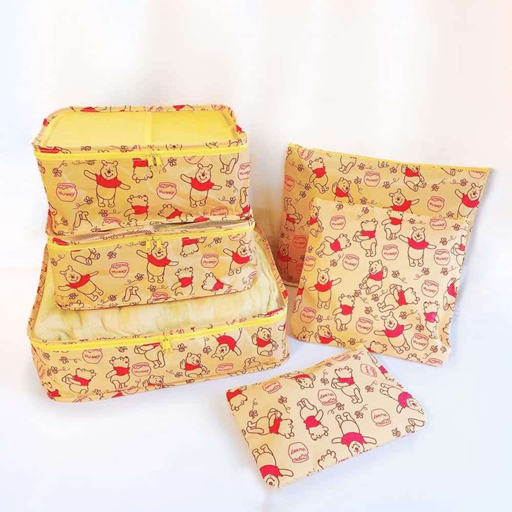 Kit Organizador De Mala 6 Peças Puff