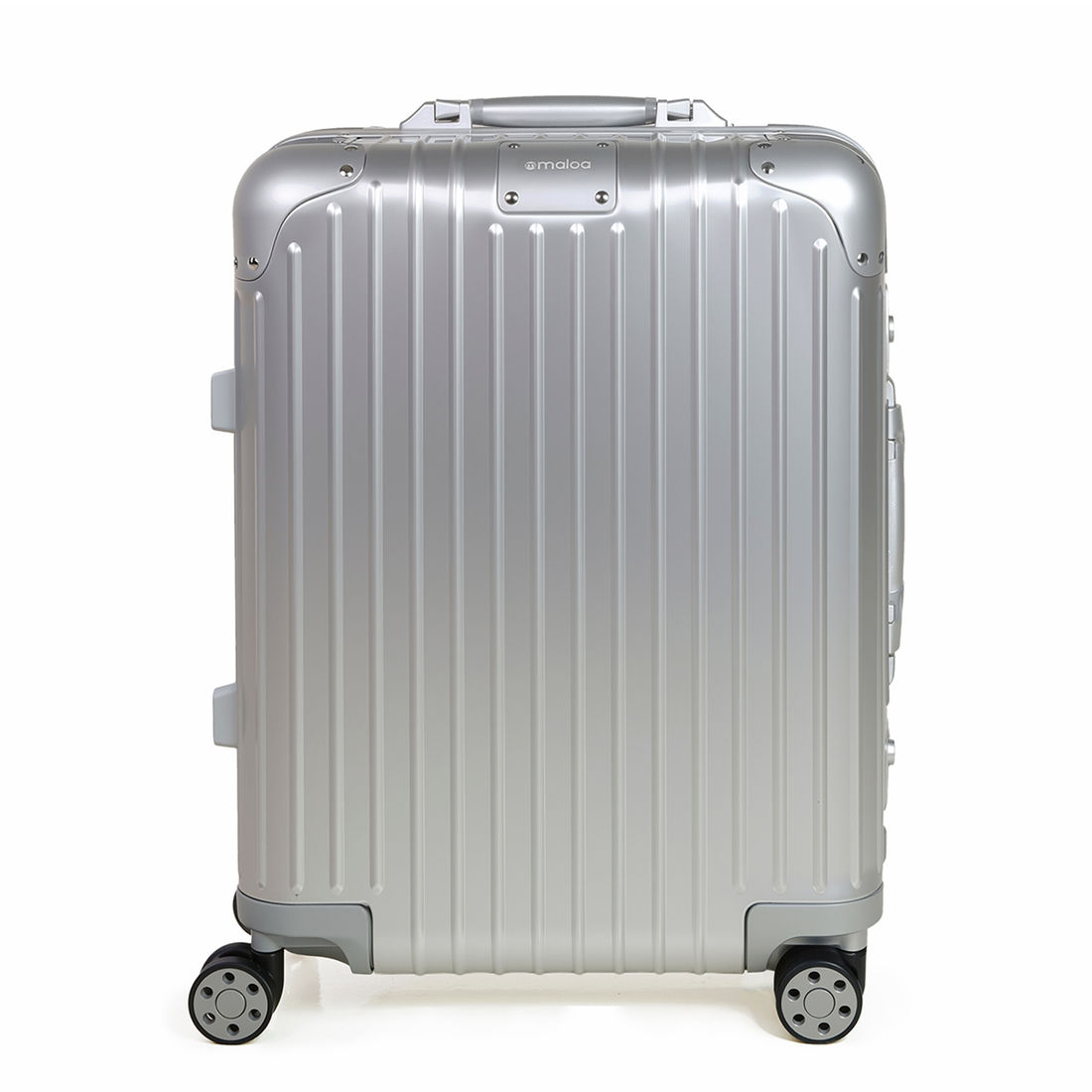 Mala de Viagem Pequena de Bordo 10 kg em Aluminio Dubay Maloa Prata