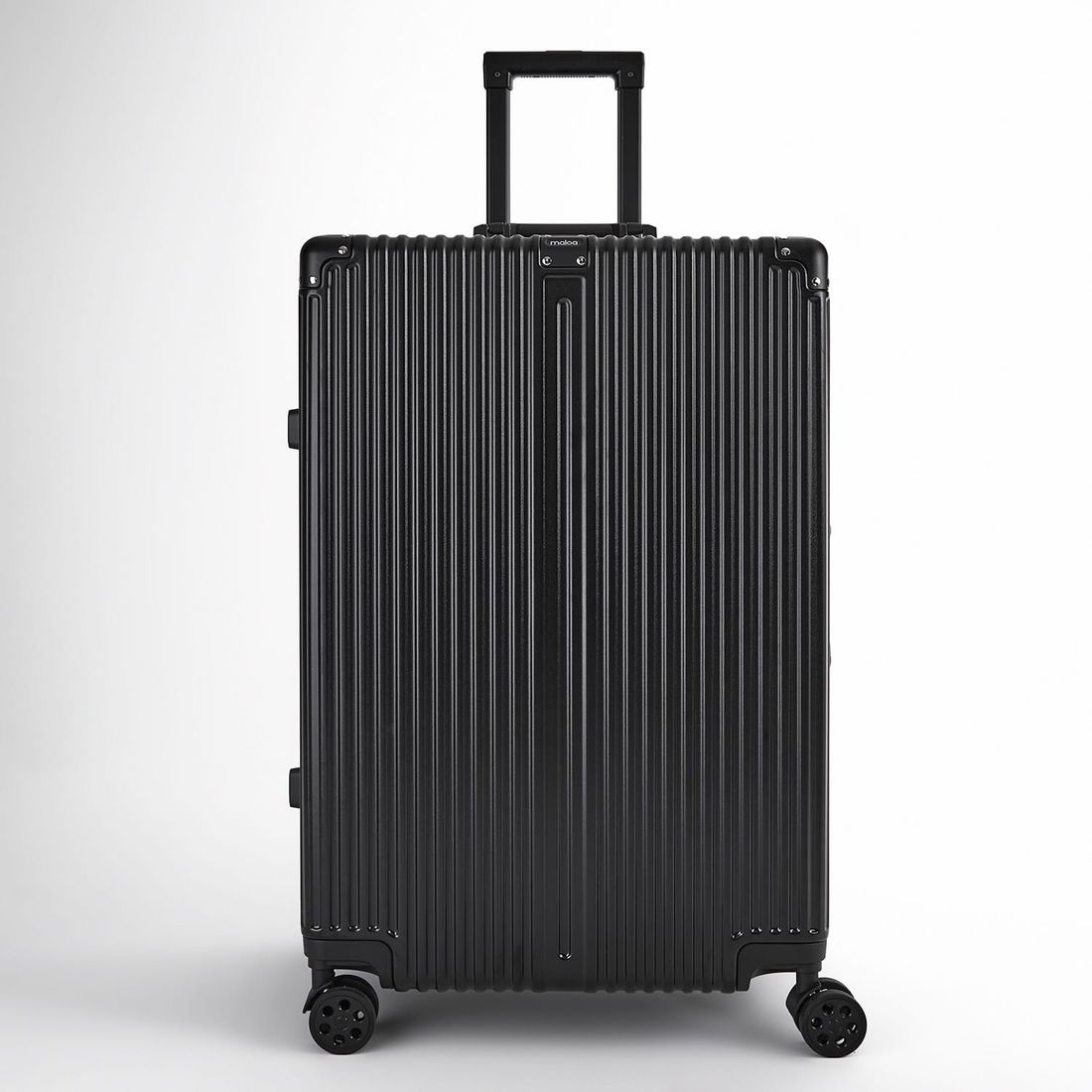 Mala de Viagem Grande 32kg Policarbonato ABS Noruega Maloa Preto Mala de Viagem Grande 32kg Policarbonato ABS Noruega Maloa Preto