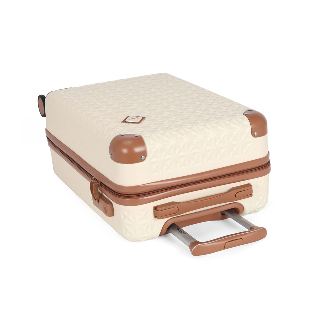 Mala de Viagem Pequena de Bordo 10 kg em ABS Apollo Branco