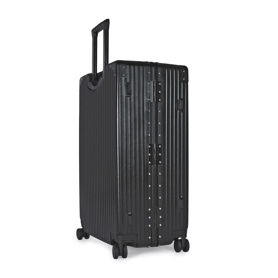 Compre Mala de Viagem Toronto Preto Grande 32kg em ABS Policarbonato e Ganhe Frasqueira