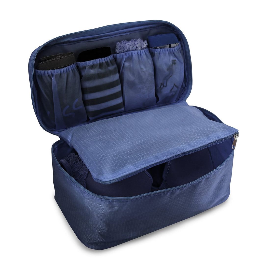 Bolsa Porta Lingerie Azul Bolsa Porta Lingerie Azul