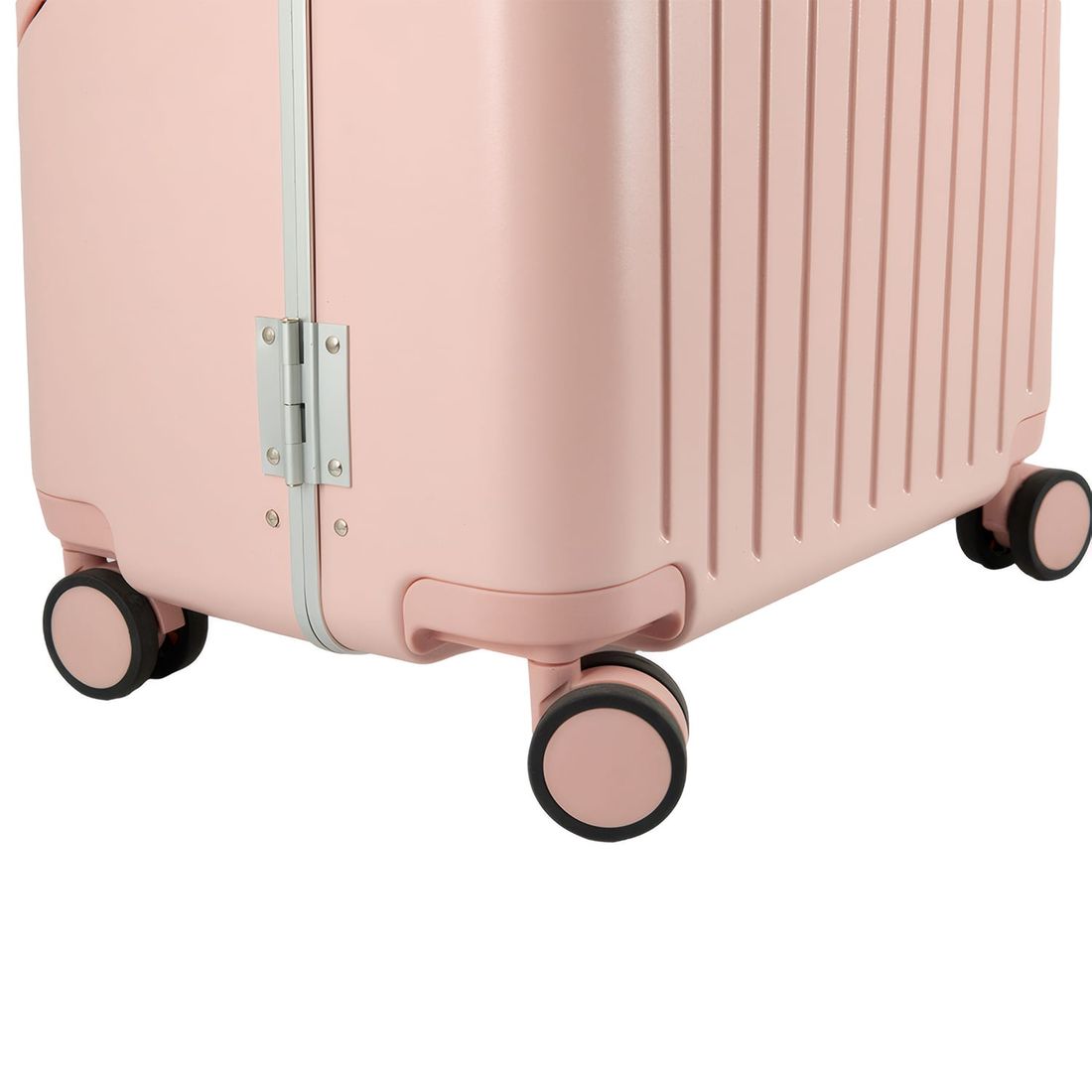 Kit Mala de Assento Grécia Media 23 kg Rosa, Bolsa Confort e Tag Good Travel Rosa