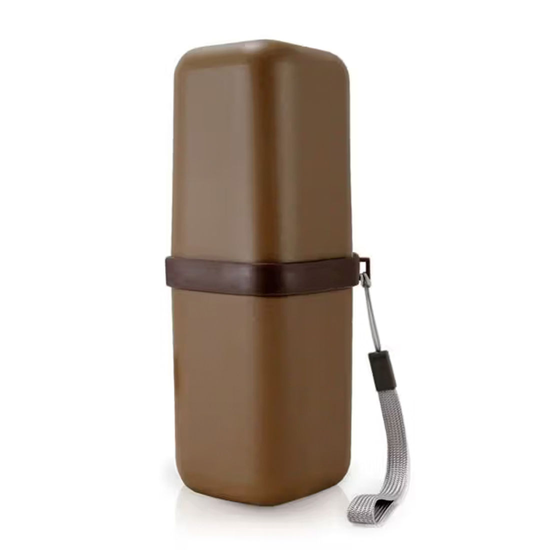 Kit Bolsa de Viagem 9 em 1 Bege, Kit Frasco 7 Pecas Bege e Porta Escova de Dente Marrom Kit Bolsa de Viagem 9 em 1 Bege, Kit Frasco 7 Pecas Bege e Porta Escova de Dente Marrom