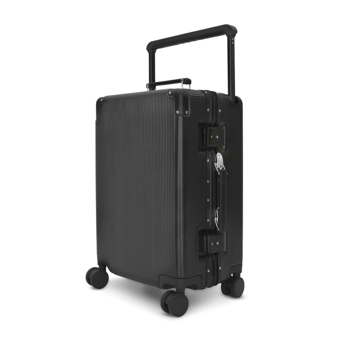 Kit de Malas de Viagem 10kg e Media 23kg em Policarbonato Tóquio Maloa Preto Kit de Malas de Viagem 10kg e Media 23kg em Policarbonato Tóquio Maloa Preto