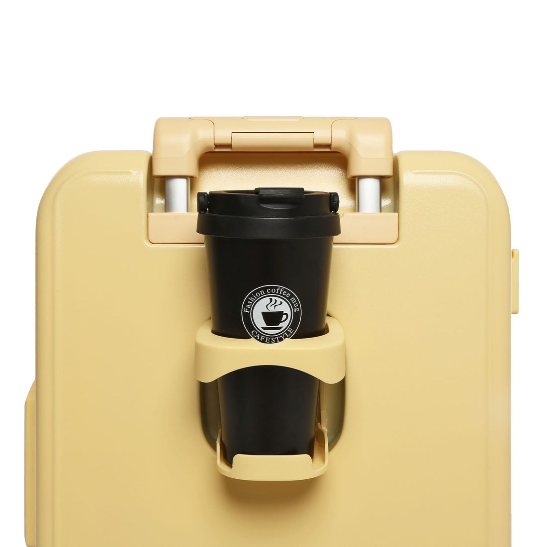 Mala de Viagem Pequena de Bordo 10 kg em Policarbonato Lisboa Maloa Amarelo