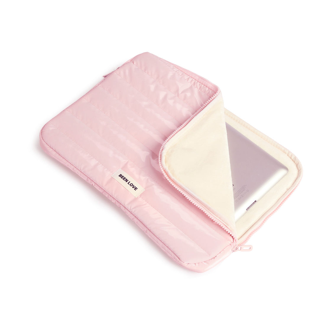 Porta Notebook 14 Polegadas Multifuncional Puffer Maloa Rosa