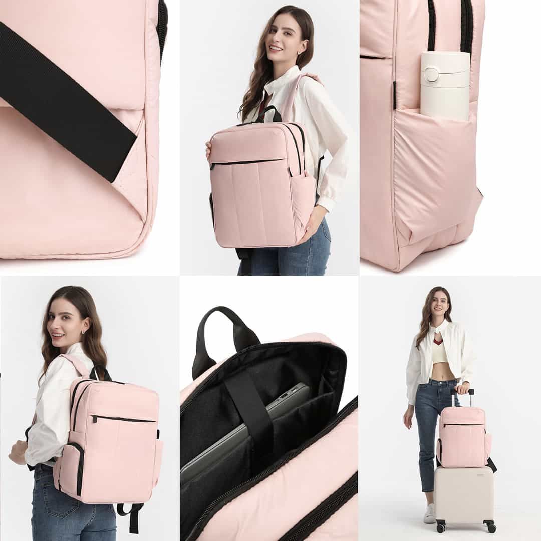 Kit Mochila e Bolsa Confort Bag Multifuncional Maloa Rose