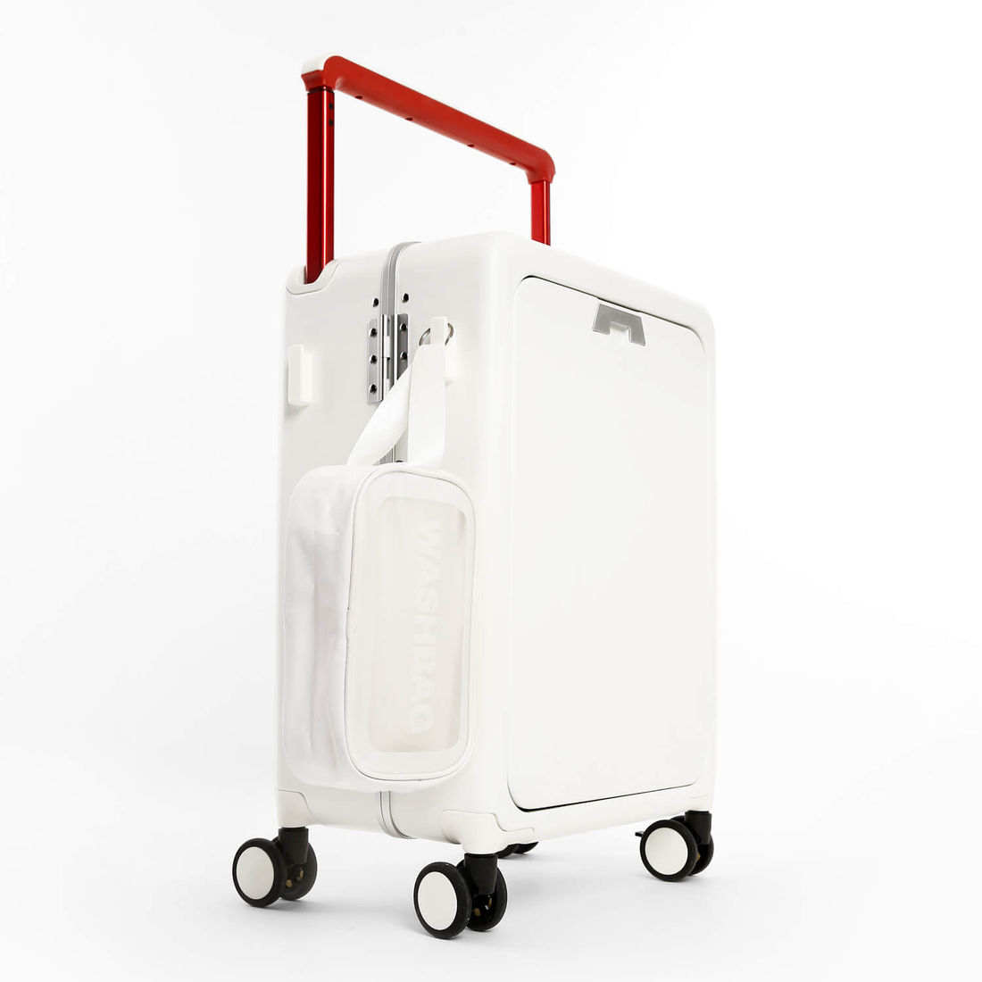 Mala de Viagem Pequena de Bordo 10 kg em Policarbonato Berlim Maloa Branco