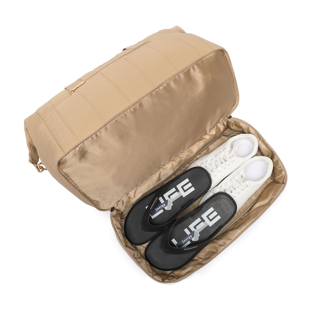 Bolsa de Viagem em Poliéster Multifuncional Nomad Maloa Cáqui Bolsa de Viagem em Poliéster Multifuncional Nomad Maloa Cáqui