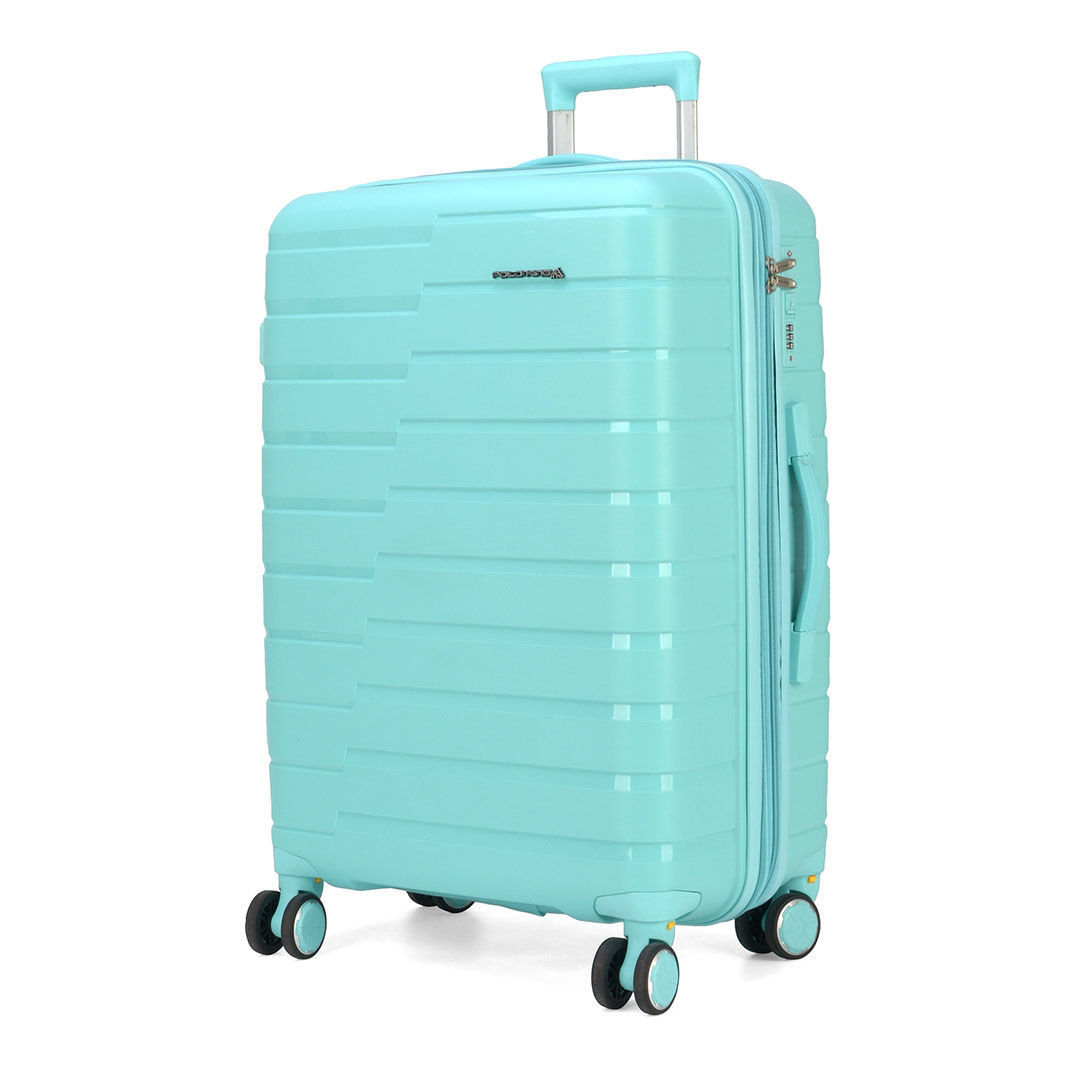 Mala de Viagem Grande 26 Chamonix Verde em polipropileno e com expansor