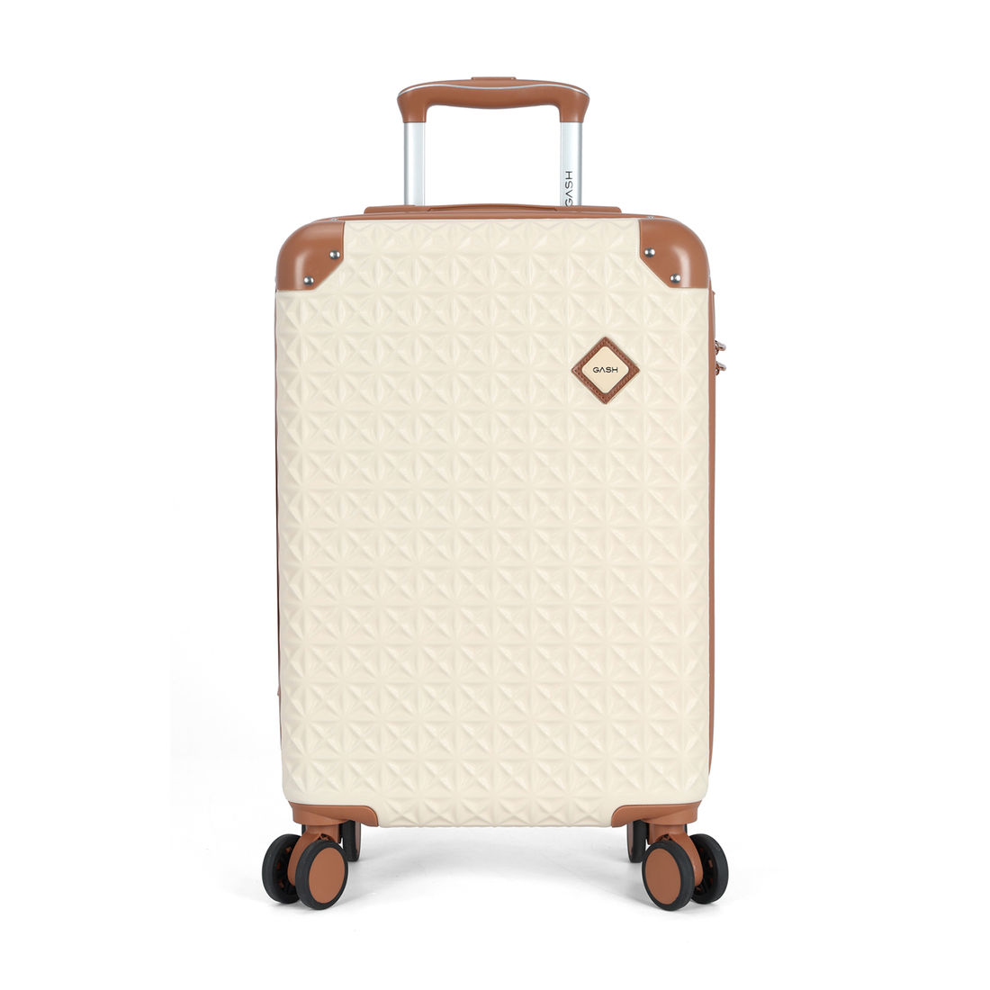 Mala de Viagem Pequena de Bordo 10 kg em ABS Apollo Branco