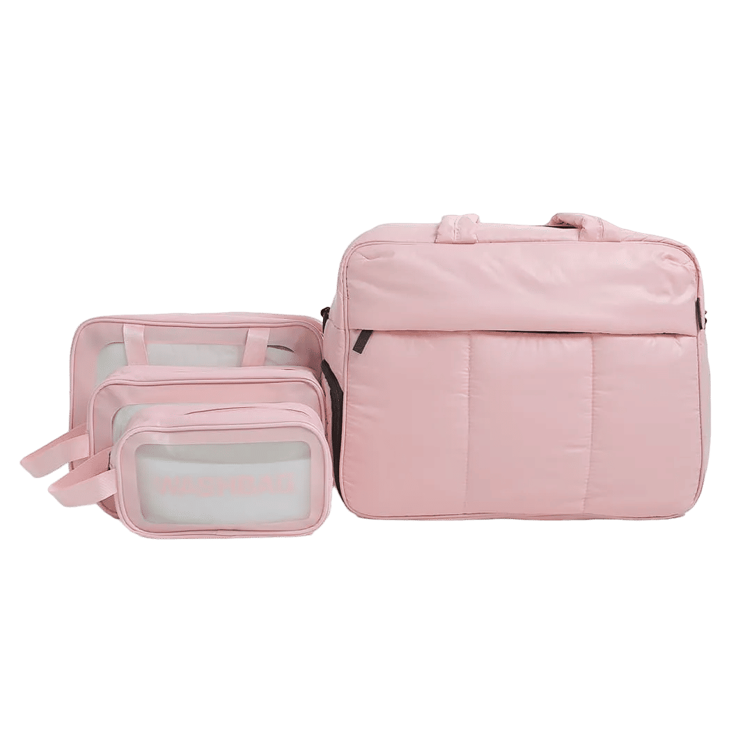 Bolsa Confort Bag Multifuncional Maloa e WashBag Rosa