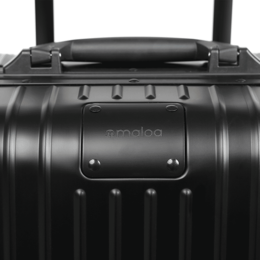 Mala de Viagem Pequena de Bordo 10 kg em Aluminio Dubai Maloa Preto