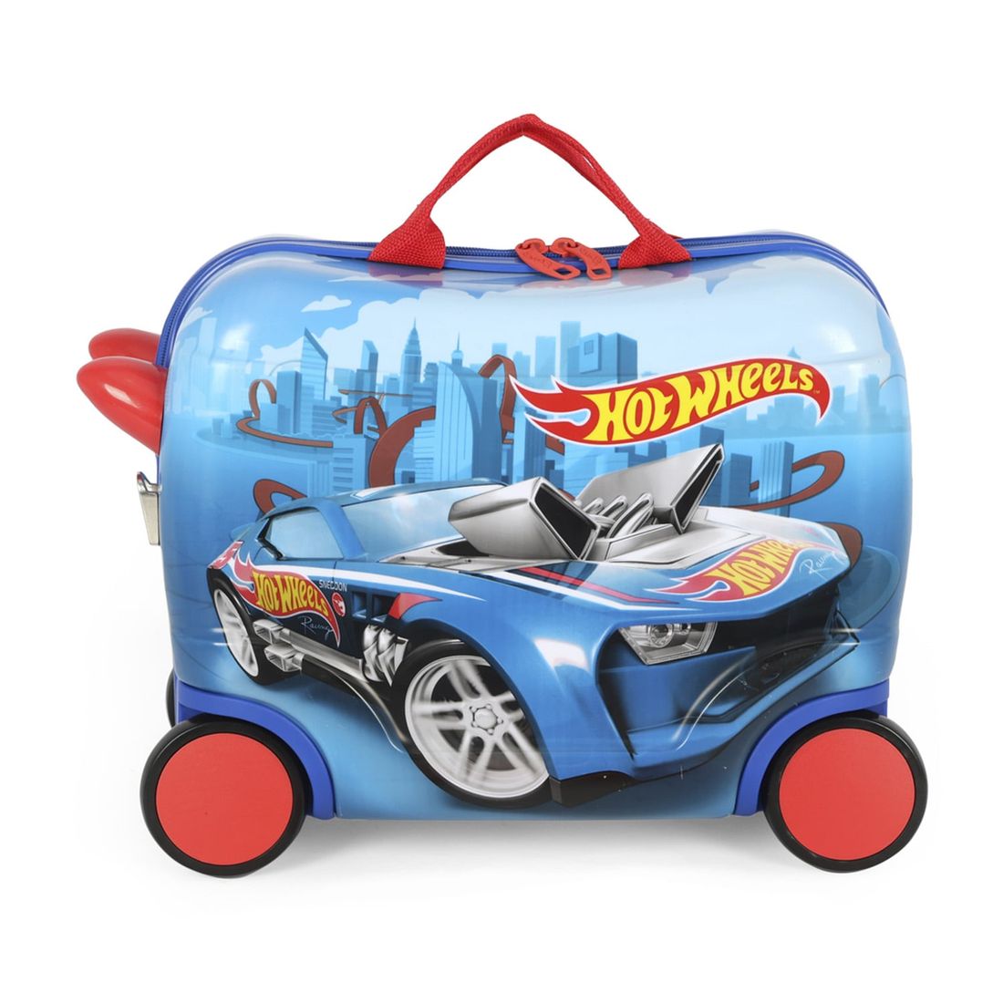 Mala de Viagem Infantil de Bordo em PC Hot Whells Azul Mala de Viagem Infantil de Bordo em PC Hot Whells Azul