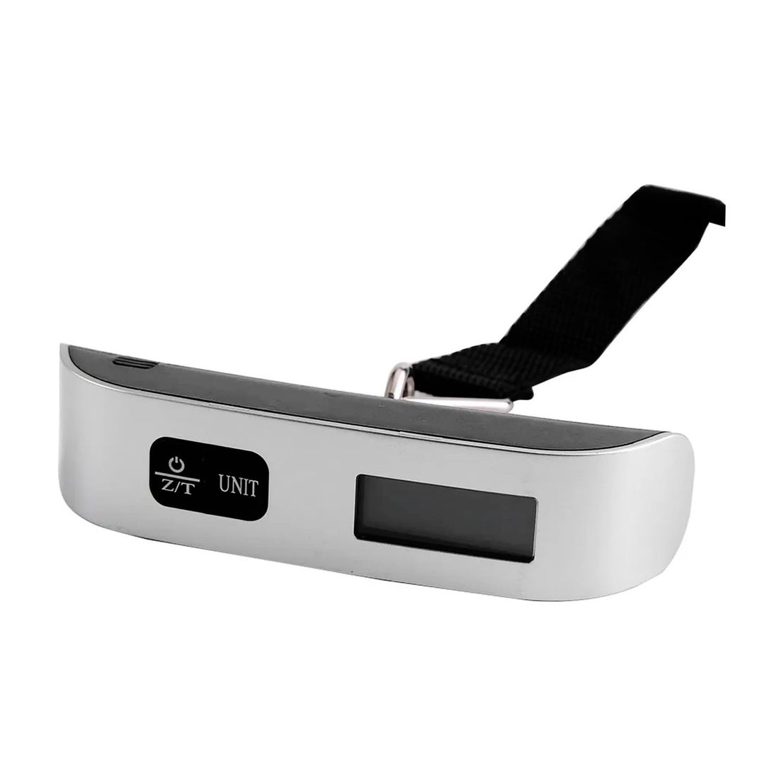 Balança Digital de Mao Portátil para Bagagem Prata