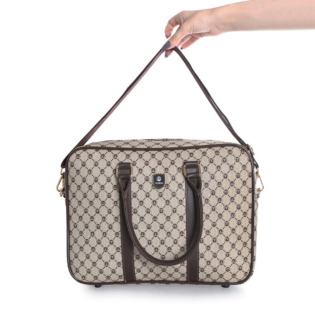 Kit de Malas de Viagem 10kg e 32 kg Amsterdam, Porta Sapato e Kit Organizador Bege