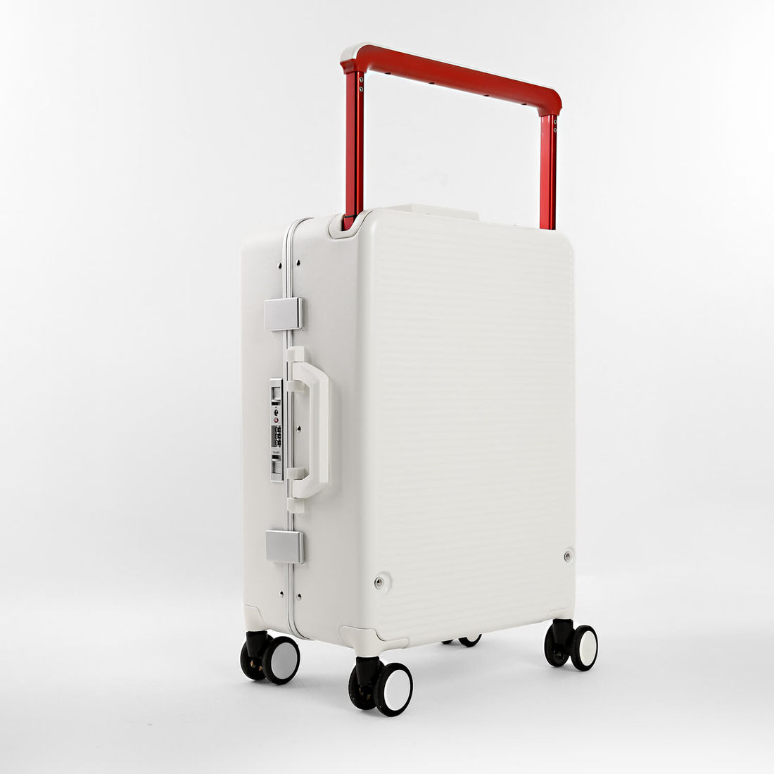 Mala de Viagem Pequena de Bordo 10 kg em Policarbonato Berlim Maloa Branco