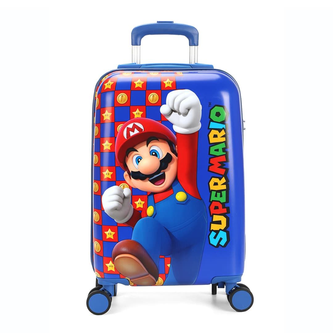 Mala de Viagem Pequena de Bordo 10kg Infantil Super Mario Mala de Viagem Pequena de Bordo 10kg Infantil Super Mario