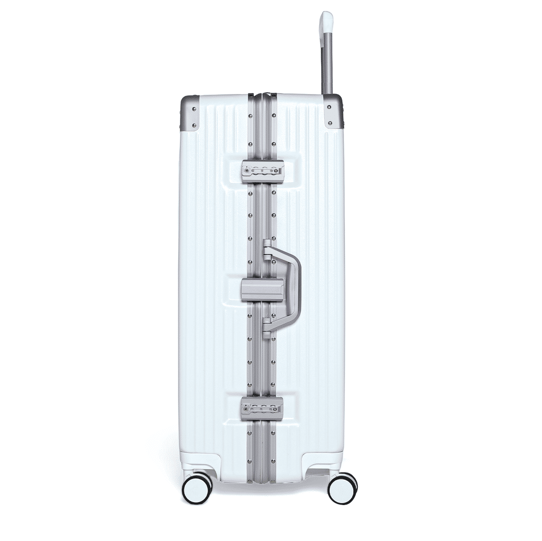 Compre Mala de Viagem Toronto Branco Grande 32kg em ABS Policarbonato e Ganhe Frasqueira