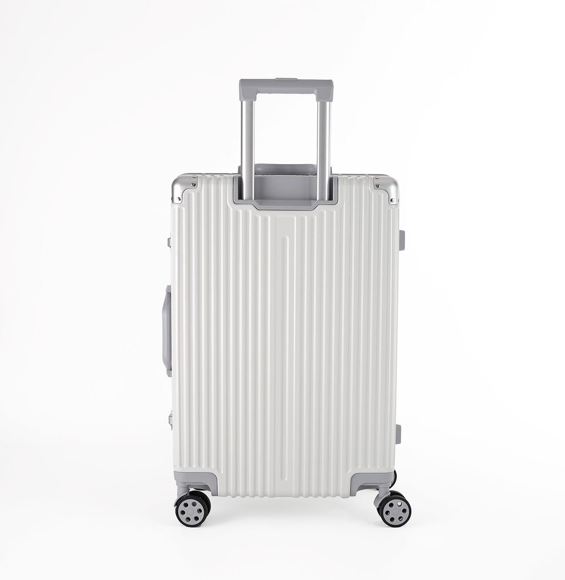 Mala de Viagem Média 23kg Policarbonato ABS Noruega Maloa Branco