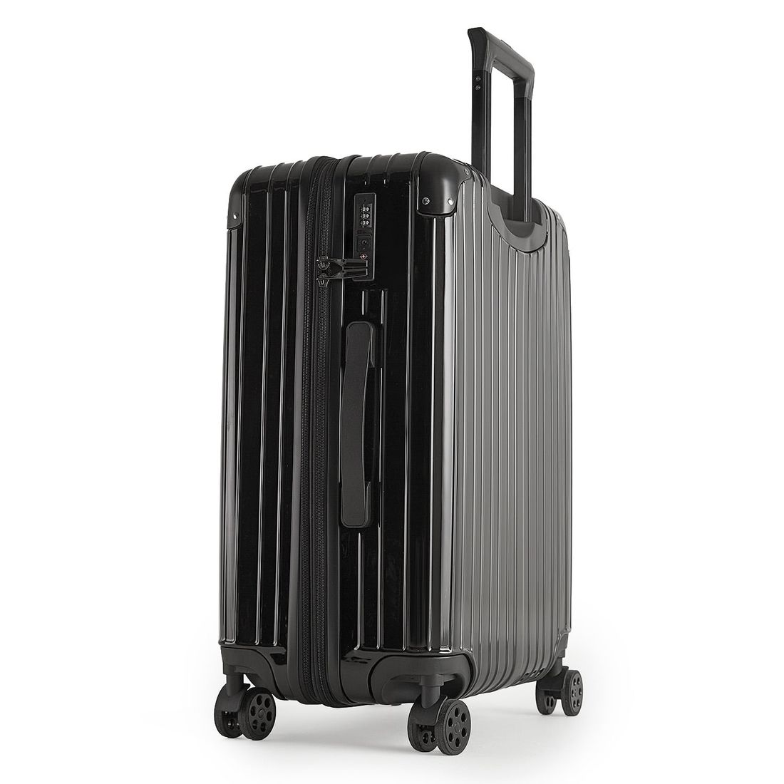 Kit de Mala Media 23 kg e Grande 32 kg, Bolsa Confort Branca e 2 Capa Viajar Faz Bem M e G Preto Kit de Mala Media 23 kg e Grande 32 kg, Bolsa Confort Branca e 2 Capa Viajar Faz Bem M e G Preto