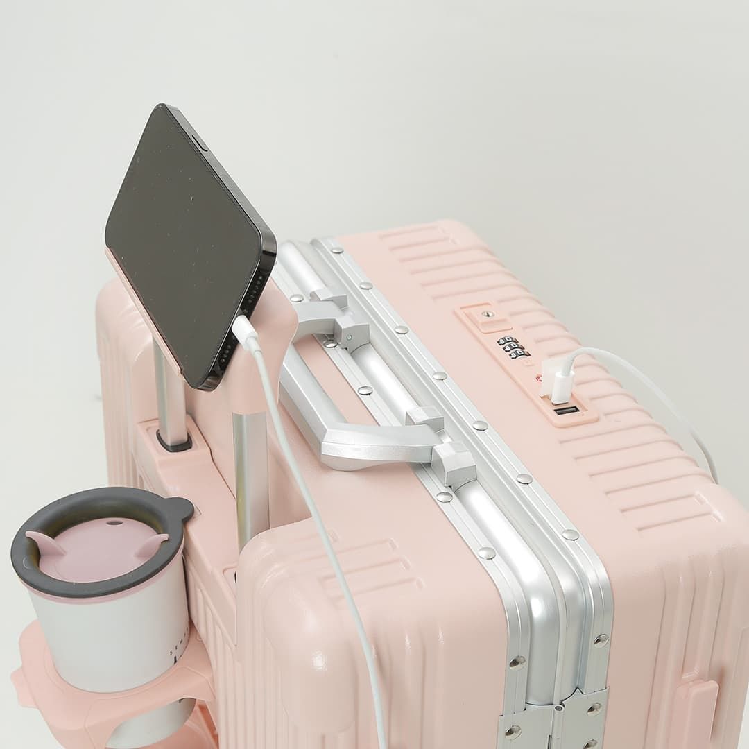 Mala de Viagem Pequena de Bordo 10 kg Policarbonato Suécia Rosa Mala de Viagem Pequena de Bordo 10 kg Policarbonato Suécia Rosa