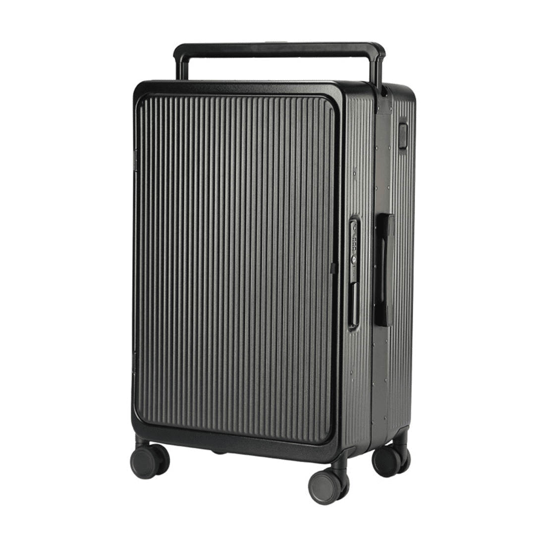 Mala de Viagem Pequena de Bordo 10 kg Policarbonato Mônaco Maloa Preto